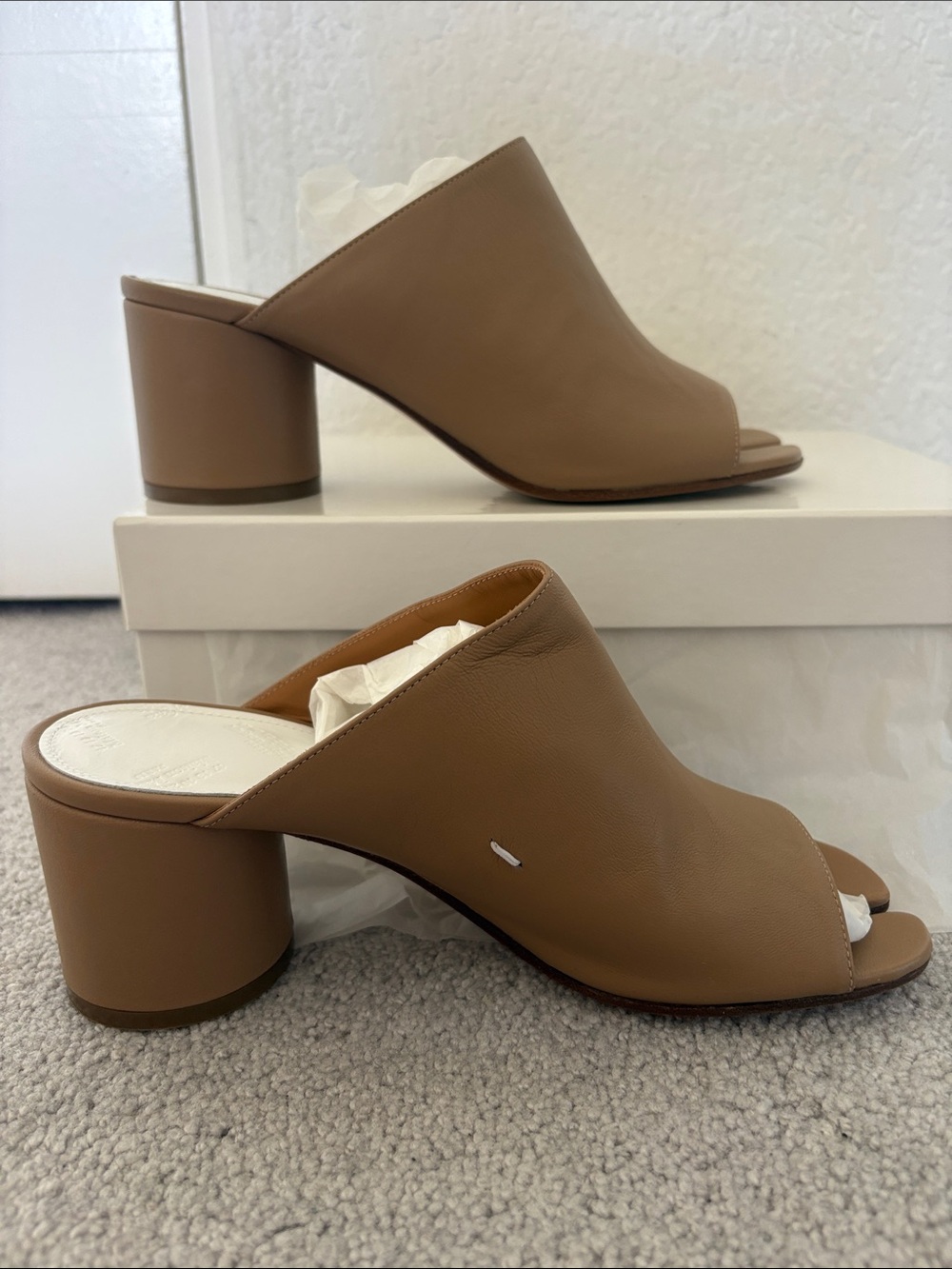 Maison margiela nude Tabi mules - Picture 2 of 6